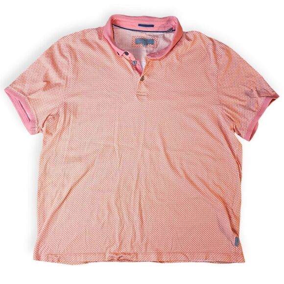 Ted Baker Coral/Pink Polo Shirt - Picture 2 of 8